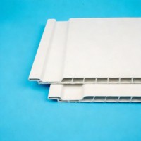 Panneau mural et de plafond en PVC imperméable et résistant à l'humidité, à rainures et languettes, installation facile pour garage et salle de bain