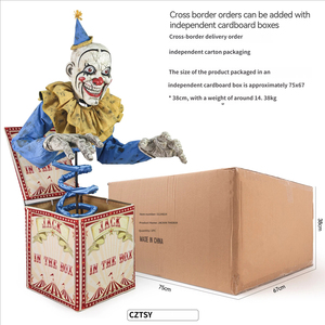 Décoration d'<span class=keywords><strong>Halloween</strong></span> animée pour extérieur : Joker électrique à induction, figurine de clown pour parc d'attractions - Product Image 6