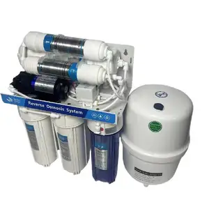 Pemurni air 100 galon 378 Liter 6 tahap filter air PP UDF CTO RO T33 ALK filter air ro alkaline de agua electrico