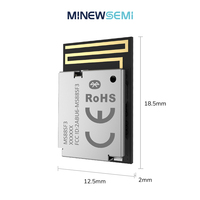 Módulo BLE MinewSemi MS88SF31 nRF52833, Largo Alcance de Transmisión, Totalmente Certificado, Módulo de Bajo Consumo