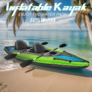 Kayak Inflable Personalizable con Remo, Doble Grosor, Resistente al Desgaste, Plegable - Product Image 3