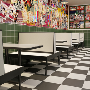 Muebles Comerciales para Cafetería, Juego de Mesa para Restaurante, Muebles para Restaurante, Banco para Restaurante, Mesas y Sillas para Restaurante, Precios - Product Image 1