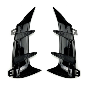 Mercedes-Benz A-Class W177 Rear Bumper Canard Piano Black Carbon Fiber Texture Retrofit Upgrade Parts - Product Image 2