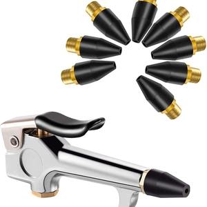 อุปกรณ์เสริมเครื่องมือลม หัวฉีดเหล็กนิรภัย หัวฉีดยาง หัวฉีดโลหะผสมสังกะสี หัวฉีดปืนลม รับผลิตตามแบบ OEM - Product Image 3