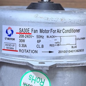 มอเตอร์พัดลม Sa30e มอเตอร์208-240V 50Hz 30W สำหรับเครื่องปรับอากาศกลางแจ้ง - Product Image 1