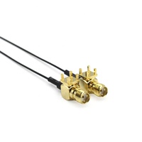 Câble Pigtail d'Antenne RF Personnalisé avec Connecteur SMA pour Montage sur PCB et Câble RG113/RG137 de 5cm/10cm/20cm/30cm
