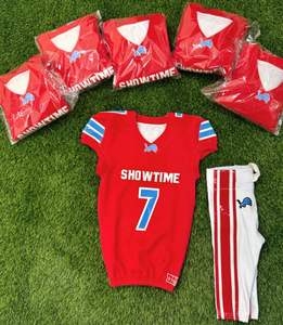 Uniforme de fútbol americano para jóvenes, totalmente sublimado, 100% poliéster, alta calidad, jersey personalizado, fabricado en fábrica. - Product Image 2