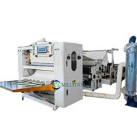 Machine à plier les mouchoirs semi-automatique à prix abordable, machine commerciale à plier les mouchoirs en papier pour petites usines de papier