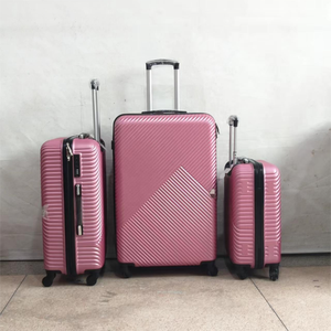 ชุดกระเป๋าเดินทาง 3 ชิ้น แบบแข็ง น้ำหนักเบา รุ่นโมเดิร์นคลาสสิก ผลิตจากพลาสติก ABS พร้อมกระเป๋าเดินทางแบบมีล้อ ผลิตจากโพลีเอสเตอร์ สำหรับการเดินทาง ราคาโรงงาน - Product Image 6