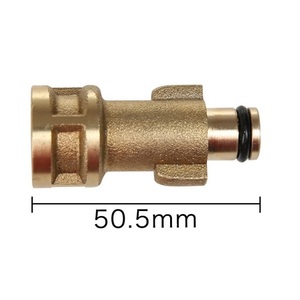 DIDU Усиленный адаптер для пенной пушки <span class=keywords><strong>Bosch</strong></span>, соединитель для пенной насадки и водяного пистолета, латунная насадка для автомойки, инструмент для чистки ключей - Product Image 2
