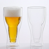 Verre à Double paroi avec Logo personnalisé, tasse en verre avec Logo imprimé