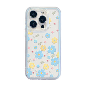 Coque de téléphone en TPU souple avec design de dessin animé pour iPhone 13/14/15 Pro, motif Mary Cat, avec cordon, pour fille, résistante aux chutes - Product Image 5