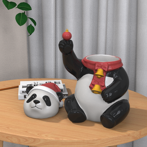 โถใส่ขนมเซรามิกรูปหน้า<span class=keywords><strong>แพนด้า</strong></span> <span class=keywords><strong>ด</strong></span>ีไซน์เฉพาะ ผลิตตามสั่ง เป็นมิตรต่อสิ่งแวดล้อม สำหรับจั<span class=keywords><strong>ด</strong></span>เก็บในครัว ตกแต่งบ้านอย่างมีศิลปะ ขายส่ง รับออเ<span class=keywords><strong>ด</strong></span>อร์จำนวนมาก - Product Image 6