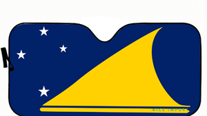 Parasol plegable para parabrisas con bandera de Samoa, de 1 pieza, para <span class=keywords><strong>coche</strong></span>, SUV, camión, bloqueador de rayos UV, mantiene el vehículo fresco - Product Image 3