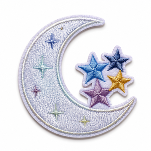 Venta al por mayor de hierro en forma de corazones parches bordados de estrellas apliques bordados parches de corazón - Product Image 5