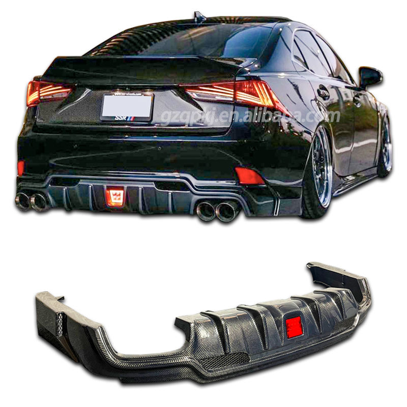 Carbon Fiber Rear Trunk Spoiler For Lexus IS Models 2013-2018