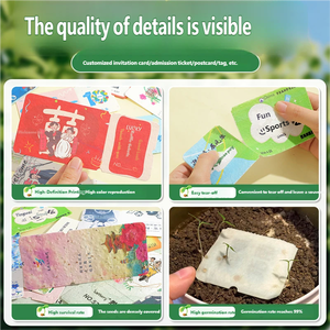 Cartes découpées sur mesure : cartes d'invitation et étiquettes écologiques en papier laminé or. - Product Image 4