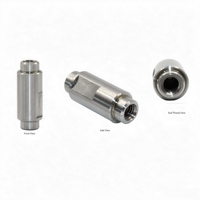 Entretoise double femelle à filetage intégral CNC sur mesure, en acier SUS303 1215, avec fente plate H7, pour clé à entretoises SDWS SDWQN