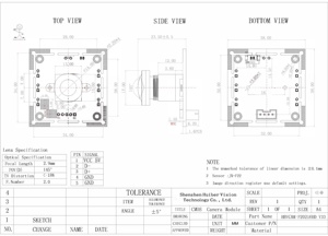 HBVCAM-F20216HD V33 2MP 1080P Với Microphone Mô-đun Máy Ảnh QR Mã Quét Mô-đun Máy Ảnh - Product Image 6