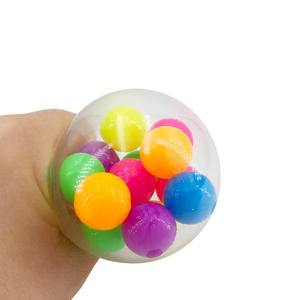 DNA Balls Colorful Soft Squishy Squeeze Toys for <span class=keywords><strong>Mental</strong></span> Clarity Focus & Stress Relief for Boys & Girls - Product Image 1