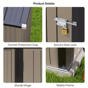 <span class=keywords><strong>Casa</strong></span> contenedor de metal estable personalizada, edificios de jardín portátiles, <span class=keywords><strong>muebles</strong></span> extraíbles, cobertizo de jardín - Product Image 4