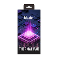Maxtor-Almohadillas térmicas de silicona conductiva, interfaz de PVC para GPU SSD, refrigeración de tarjeta gráfica usada para ordenador portátil, 16,8 W/mk 120*120