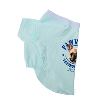 Großhandel Maßgeschneiderte Niedliche Hundeporträt-Grafik Bedruckte Haustier-T-Shirts Atmungsaktive Elastische Kurzarm-Hundebekleidung für Tägliches Tragen Aller Hunde