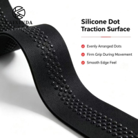 Bande élastique antidérapante en nylon et silicone à pois de 5 cm pour accessoires vestimentaires, ceinture de soutien, en stock