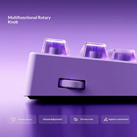 Clavier magnétique MCHOSE Ace75 75% pour l'e-sport, faible latence de 0,08 ms, ARGB RGB, clavier de jeu à commutation à chaud avec bouton de volume