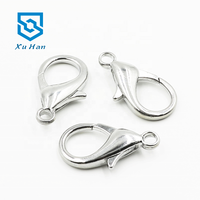 Accessoires de quincaillerie en gros, fermoir mousqueton en alliage de zinc, pour porte-clés et bijoux DIY, modèle Xu Han 001