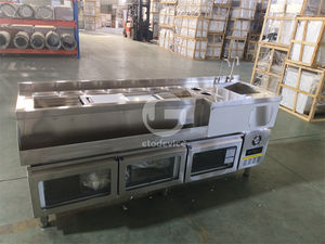 Comptoir de bar à thé au lait, design de comptoir de bar à bubble tea - Product Image 2