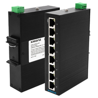 Commutateurs Ethernet industriels KRONZ 8 ports Gigabit 10/100Mbit/s non gérés IP40 Rail DIN État neuf pour l'Internet des objets