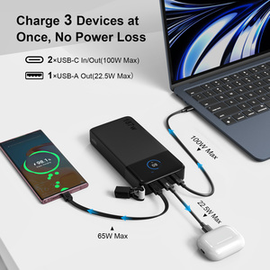 Power Bank Portatile da 25000mAh ad Alta Capacità con Ricarica <span class=keywords><strong>Super</strong></span> Veloce da 187W, Display TFT e Cavo Type-C - Product Image 4