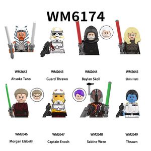 Figura de acción <span class=keywords><strong>Star</strong></span> Space SW Movie Storm Clone <span class=keywords><strong>Trooper</strong></span> Commander Mandalorian <span class=keywords><strong>Wars</strong></span>, mini bloques de construcción, juguetes - Product Image 5