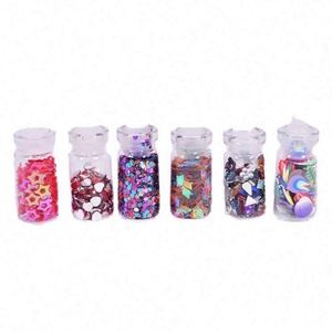 Pegamento de Gotas de Cristal Plástico Multistay OEM, Purpurina Mágica Brillante que Brilla en la Oscuridad, 12 Colores, Activador de Slime DIY, Plastilina Verde - Product Image 1