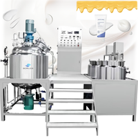 Nouvelle Arrivée 2026 – Machine d'émulsification sous vide en acier inoxydable pour crèmes cosmétiques, onguents, mayonnaise et ketchup (type fixe)