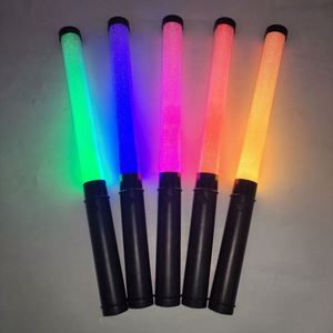 Baguette lumineuse personnalisée en acrylique 15 couleurs avec logo, idéale pour fêtes et mariages, impression sérigraphique, design moderne - Product Image 2