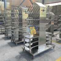 Séchoir à chaussures industriel en acier inoxydable, séchoir à bottes, station d'hygiène pour usine de transformation de fruits et légumes (abattoir)