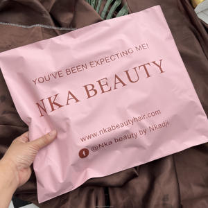 ซองพลาสติกโพลีเมลเลอร์แบบกำหนดเองสำหรับส่งด่วน ย่อยสลายได้ เป็นมิตรกับสิ่งแวดล้อม บริการจัดส่งด่วนแบบกำหนดเอง บรรจุภัณฑ์แบบแบน ไบโอเมล - Product Image 3