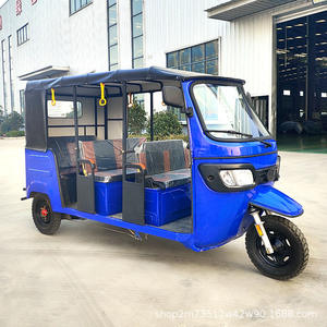 Triciclo de pasajeros eléctrico de tres ruedas TukTuk original de fábrica al por mayor para 6 pasajeros - Product Image 5