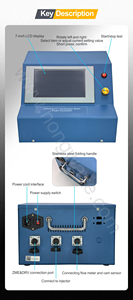 Equipamento de Bancada para Teste de Injetores Common Rail Diesel Piezoelétricos Eletromagnéticos CRS330 com 6 Injetores - Product Image 6