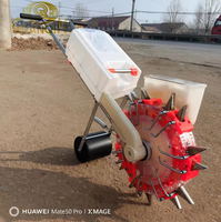 QQ nouveau produit main pousser cacahuète riz maïs semoir manuel Machine semoirs transparents équipement de plantation avec CE