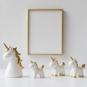 Custom 3D Resin <strong>Unicorn</strong> Wall Decor - Hand <strong>Painted</strong> Bas Relief Sculpture for Bulk Order, Home Art &amp; Gift Wholesale - Product Image 3