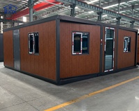 Fabricant chinois de bâtiments modulaires, maisons conteneurs, solutions d'habitation entièrement préfabriquées, maisons conteneurs extensibles à double aile