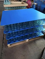Plaques de protection en polypropylène haute résistance pour bouteilles - Feuilles séparatrices en PP imperméables et antidérapantes pour le stockage et le transport sur palettes