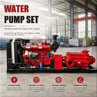 Système de pompe à eau diesel haute pression 15 CV avec turbine en acier inoxydable pour le contrôle des inondations et le drainage des mines