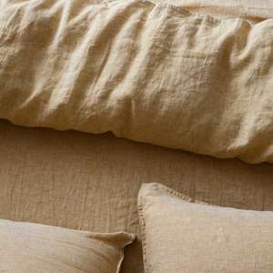 Haute qualité 100% lin français housse de couette solide kaki draps respirant King Size ensemble de literie lin <span class=keywords><strong>belge</strong></span> fournisseur direct - Product Image 4