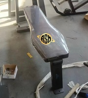 Banc de musculation plat en fer robuste ASM-B1053 pour usage commercial, capacité de 180 kg, pour salle de sport
