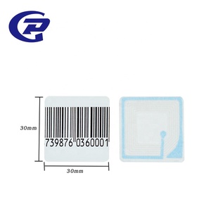 Hot bán EAS chống trộm mã vạch <span class=keywords><strong>RF</strong></span> <span class=keywords><strong>8.2MHz</strong></span> mềm nhãn dán nhãn cho siêu thị - Product Image 3