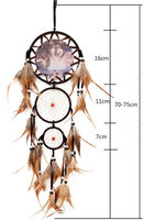 Große Großhandel handgemachte Boho hängende Feder Traum fänger für Auto Home Room Tür Wand kunst Party Dekor Ornament Handwerk DIY Kit